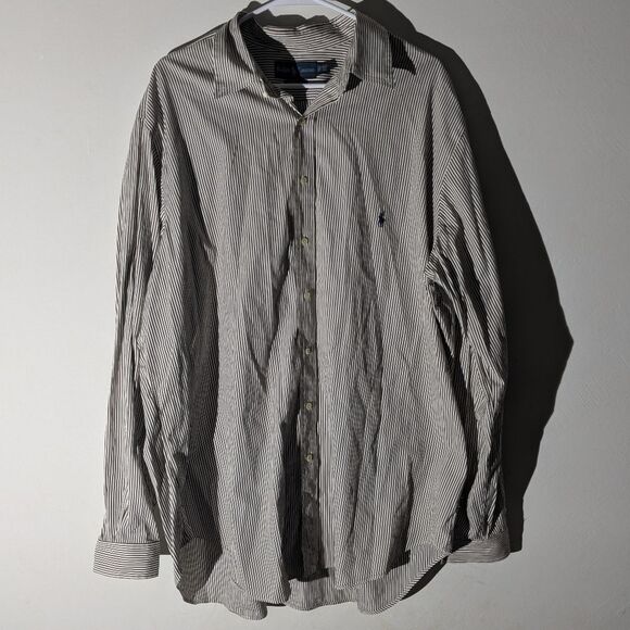 Ralph Lauren Blue Label Striped Button Long Sleeve Shirt - Picture 1 of 5